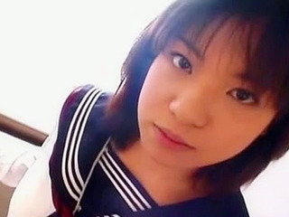 Nippon Rino's Sexy BF Gives Her Nice Blowjob in a Tokyo Bathroom